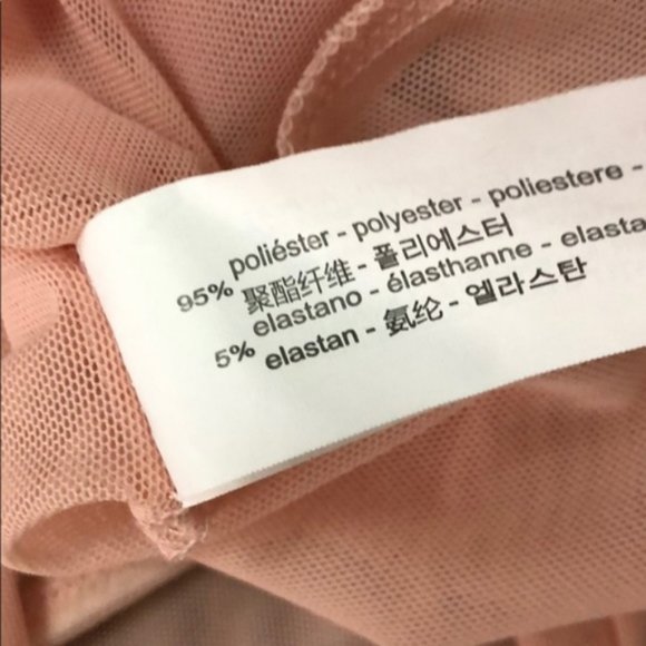 Zara Flamingo Bird Sheer Mesh Bodysuit Velvet Velo - Picture 8 of 8